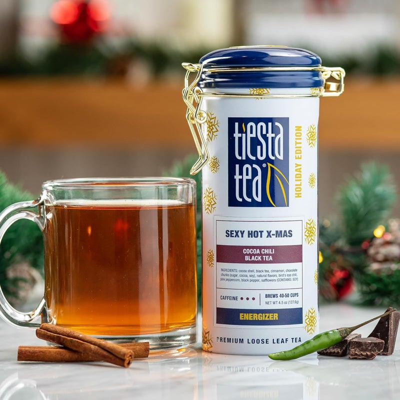 Tiesta Tea Sexy Hot Christmas Cocoa Chili Black Tea - Image 2